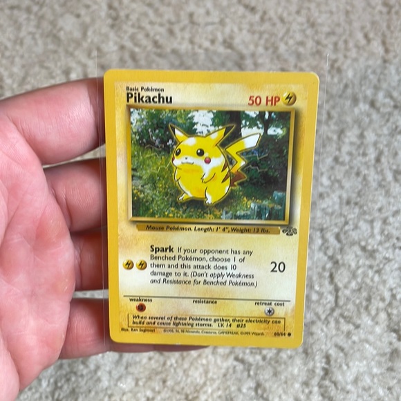 Other | Pikachu Pokmon Card | Poshmark